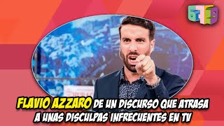 Flavio Azzaro: de un discurso que atrasa a unas disculpas infrecuentes en TV