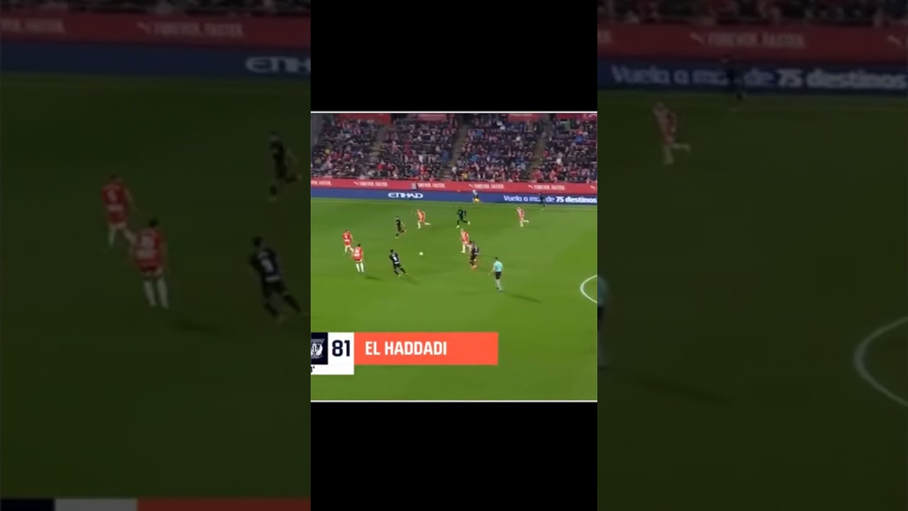 Munir El Haddadi's Stunning Top Corner Strike 