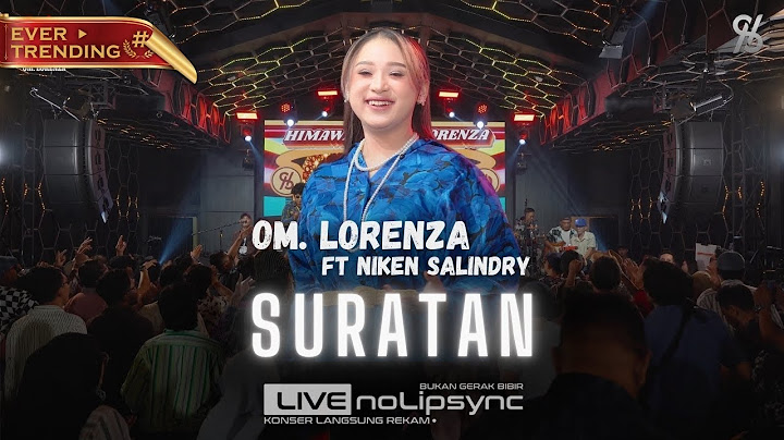 SURATAN - NIKEN SALINDRY ft OM LORENZA | INGIN KU MENANGIS SAAT KU TERPAKU | LIVE JADUL