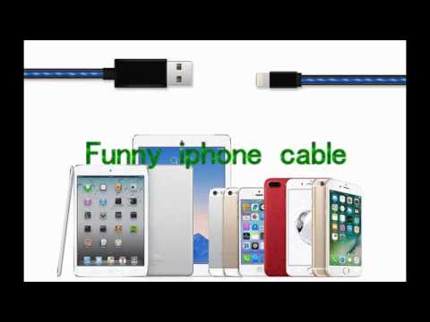 Worth buying: Interesting Visible LED light flow iphone lightning charging cable review