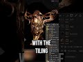 Ive textured a mask on my character #blender #zbrush #eldenring #diablo4 #gameart #unrealengine