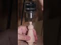 Making a series of ballerinas Christmas ornaments on the wood lathe