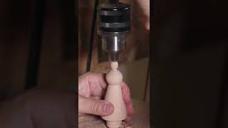 Making a series of ballerinas Christmas ornaments on the wood lathe