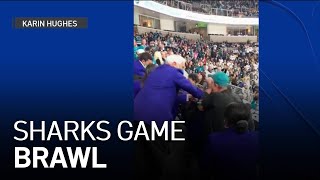 Watch: Brawl Breaks Out at San Jose Sharks Game screenshot 1