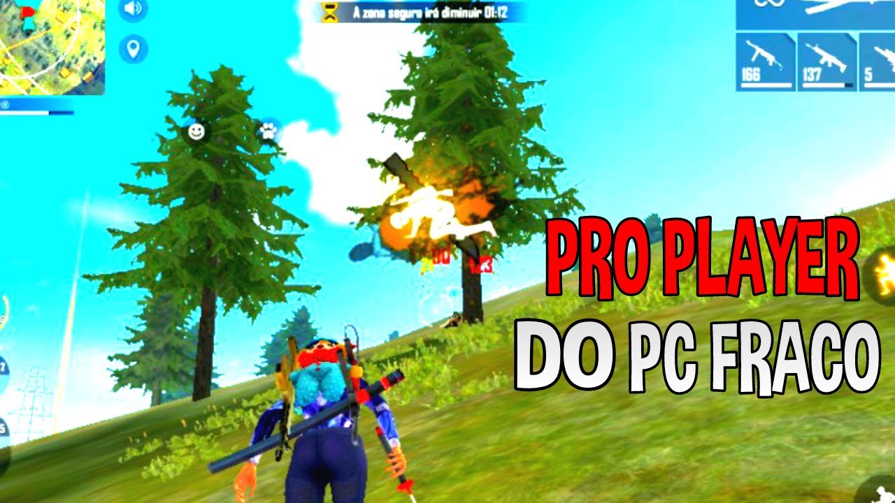 PRO PLAYER DO PC FRACO / NOVA REVELAÇÃO DO FF - Highlights - B1NHO FF *SMART GAGA* - YouTube