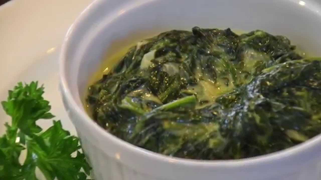 Creamed Spinach | Cooking Italian with Joe