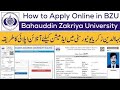 How to apply for bzu admission fall 2022 complete guide