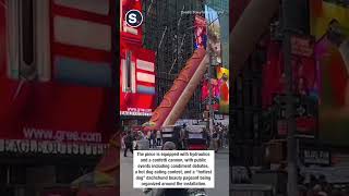 Gigantic Hot Dog Artwork Unveiled in Times Square