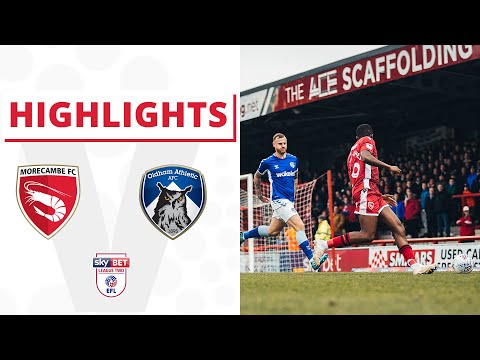 Morecambe Oldham Goals And Highlights