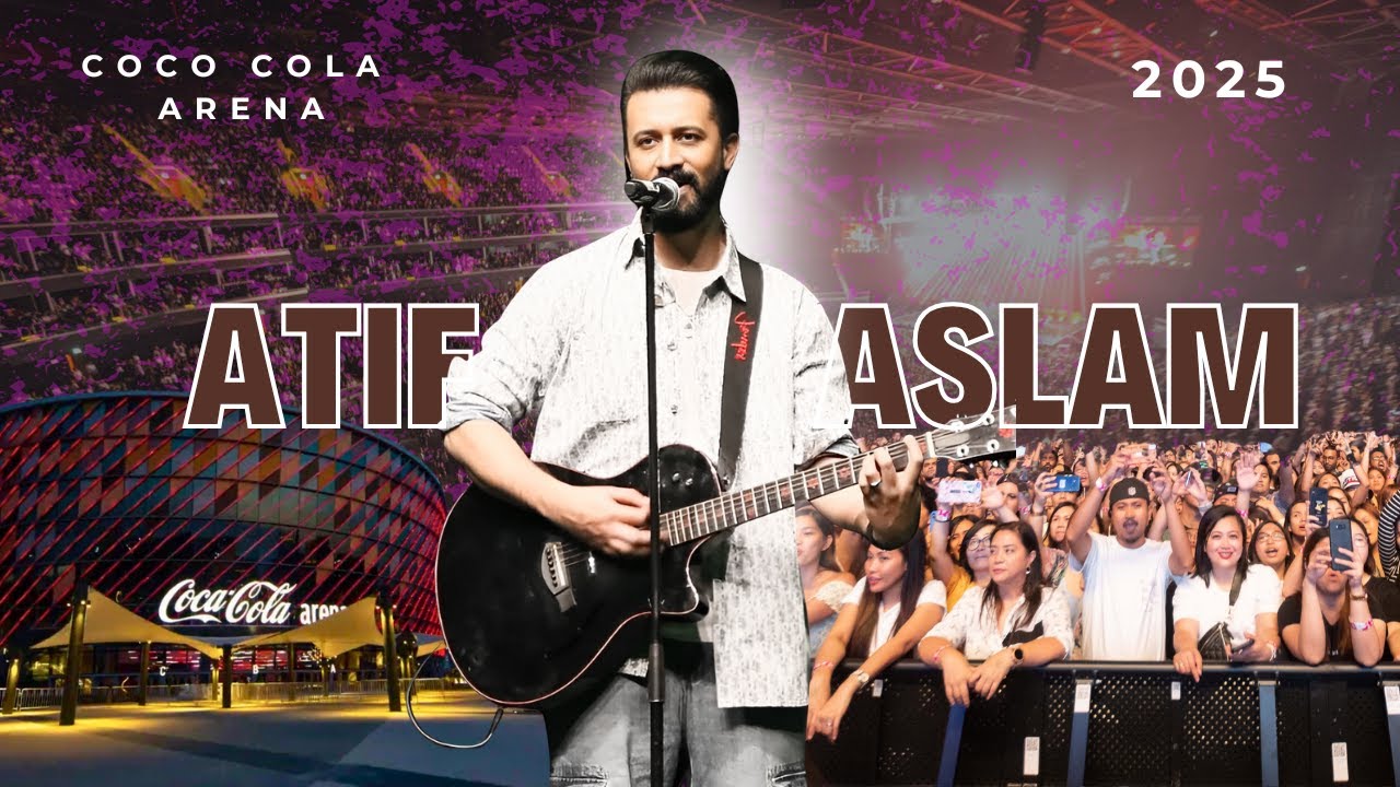 Atif Aslam Live in Dubai 2025 | Coca-Cola Arena Concert