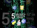 Every Programmer’s First Code💻– Hello World in 5 Languages #shorts