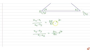 If `z_1, z_2, z_3` represents vertices  A, B & C respectively of △ABC in argand plane . If A