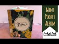 Mini Pocket Album • Using one sheet of 12x12 paper!