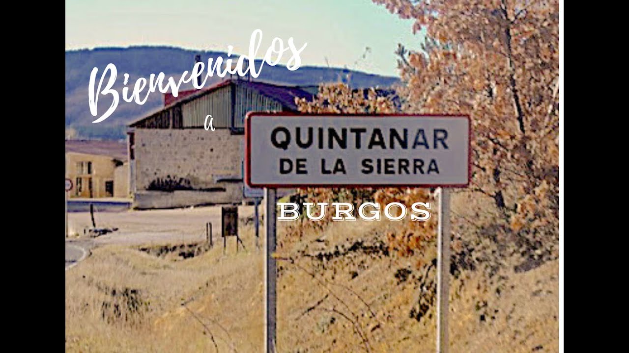 Quintanar de la Sierra (Burgos) desde el aire.