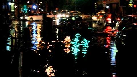 Flood at Grand Street and West Broadway - New York City