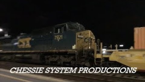 [CSXT]5429 ES40DC & [Rare]7921 C40-8W LMSX W/Classifaction Lights Leads Q141-07 SB & No Juice