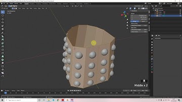 Dalek Blender Tutorial 01 - Skirt and Hemis