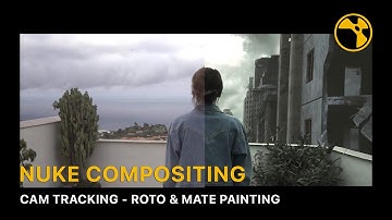 [Practice] NUKE Compositing | Roto, Tracking & Mate Painting