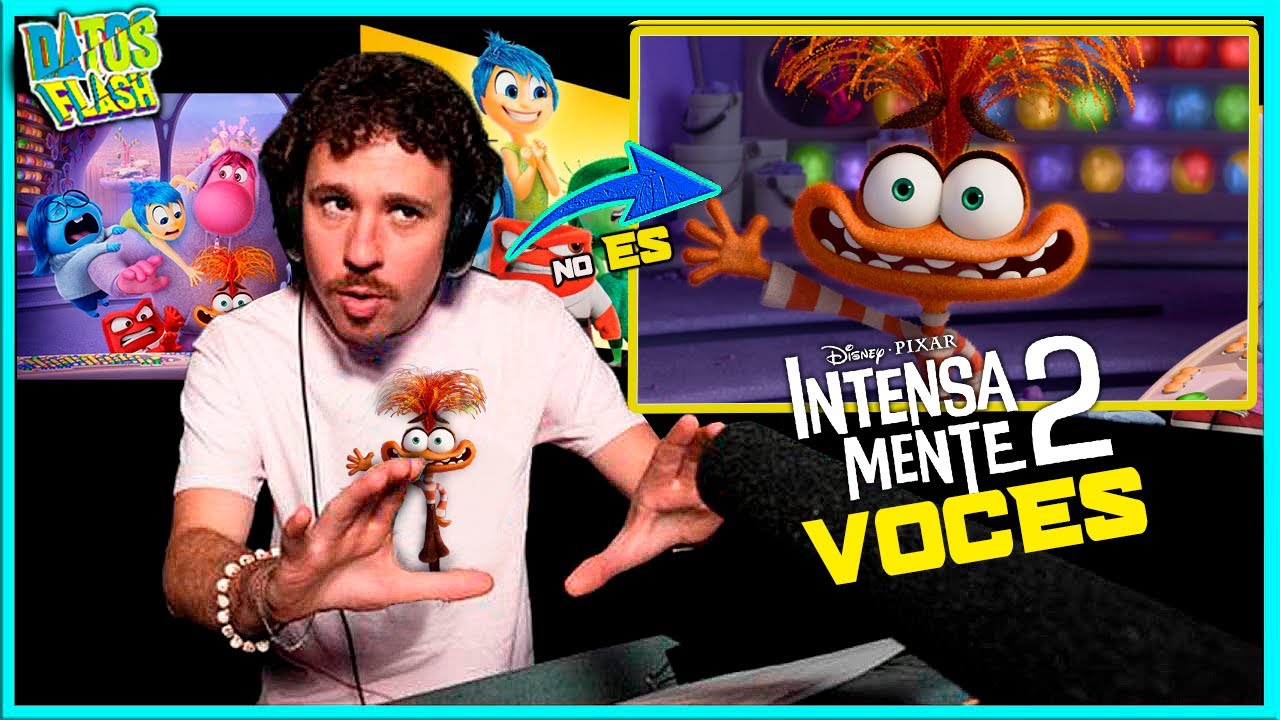 😱Las VOCES de INTENSAMENTE 2 en ESPAÑOL-INGLES!!