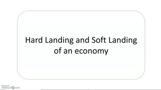 Hard Landing and Soft Landing | Indian Economy | ECO mania screenshot 1