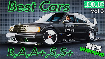 NEW BEST CARS,BUILDS IN EACH CLASS NEED FOR SPEED UNBOUND VOL #3&4(B, A, A+, S, S+ TIER BUILDS)