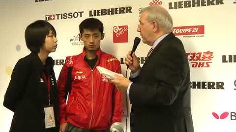 Zhang Jike - Interview 2013 Paris