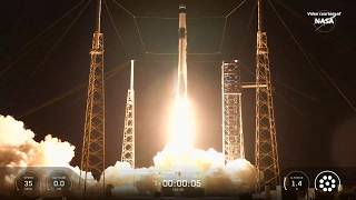 SpaceX CRS-35 launch and Falcon 9 first stage landing