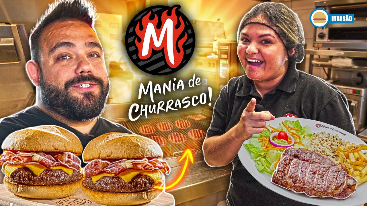 🤯 INVADIMOS A COZINHA DO MANIA DE CHURRASCO! | Hambúrguer Perfeito