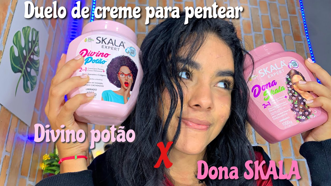 Divino potão vs Dona skala no meu cabelo ondulado 2b (e bom mesmo?)