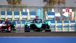 Panasonic Jaguar Racing | Marrakesh E-Prix Mitch Evans Overtakes