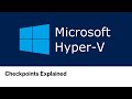 Windows Server Hyper-V Check points