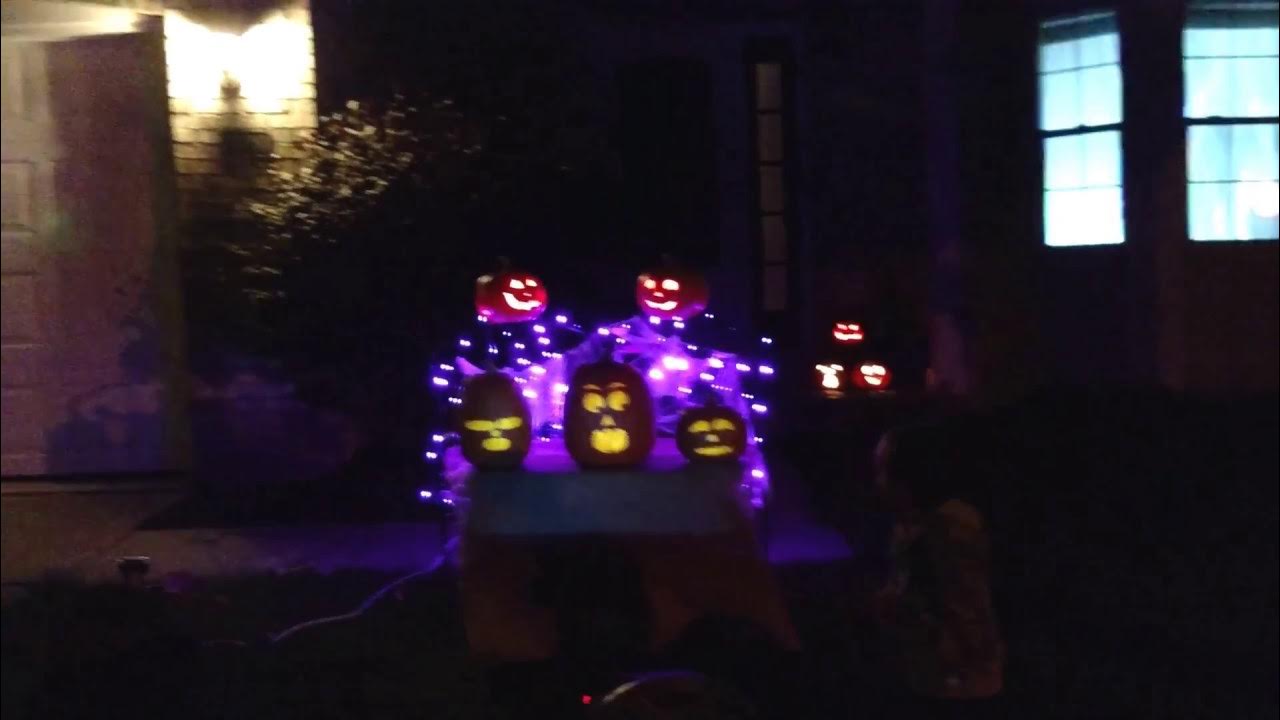 Singing Pumpkins and Window Projection YouTube