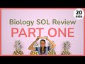 Biology sol review  part 1  20 minute biology study session