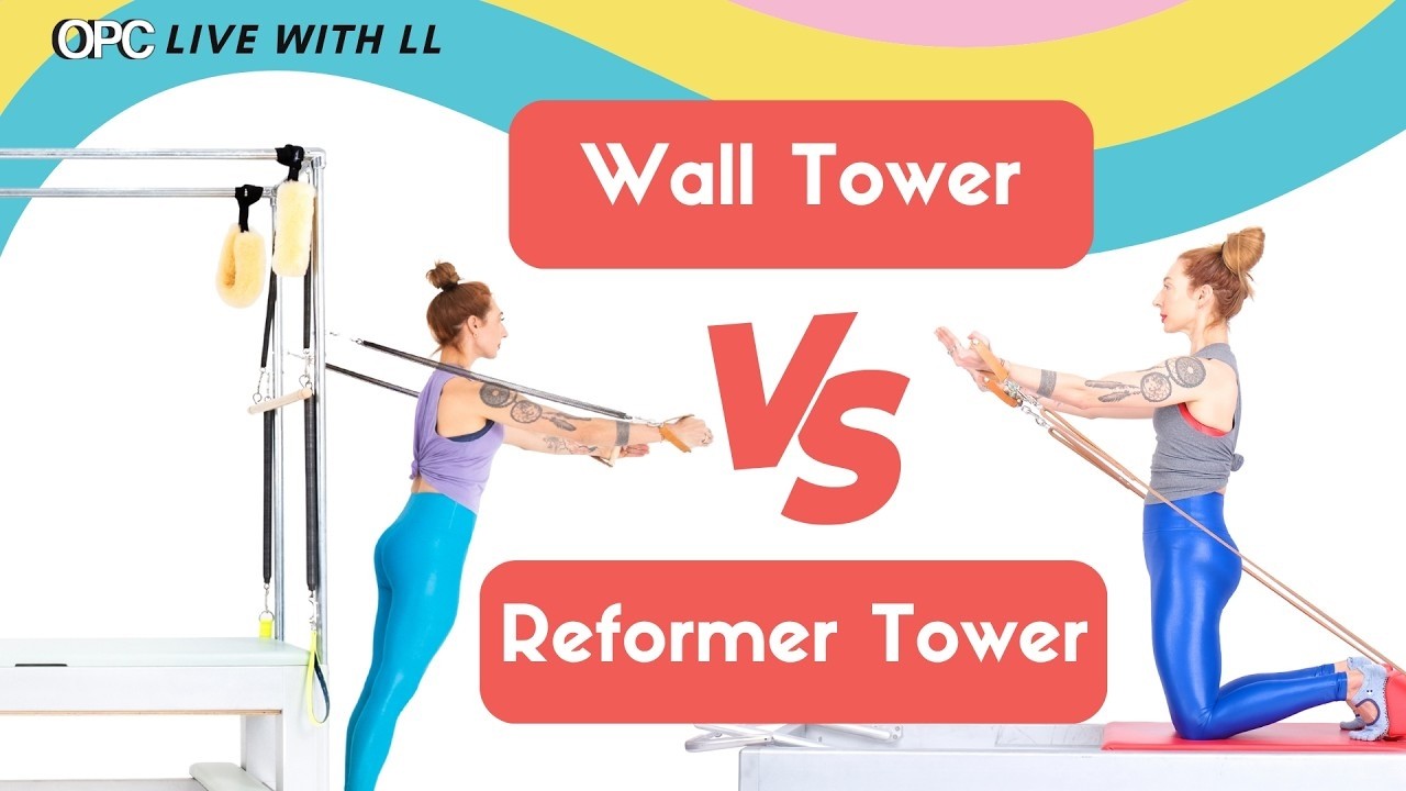 Pilates Wall Tower vs Reformer Tower Combo Exercises | OPC