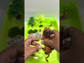 Lion Tiger Safari Jungle Animal collaborate with Farm Animal | Asmr Animal Toys #satisfying