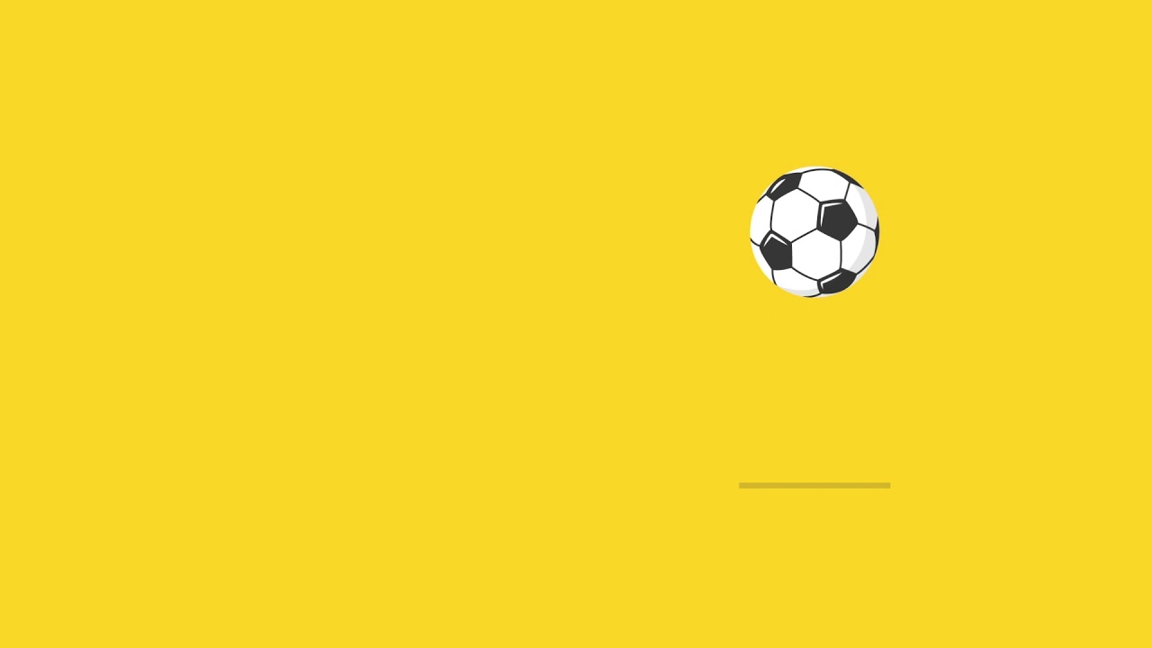 Motion Made - Free Seamless loop animation of Sports Balls on yellow ...