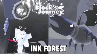 Roblox A Block's Journey - Ink Forest Gameplay (All Power Orbs) screenshot 2