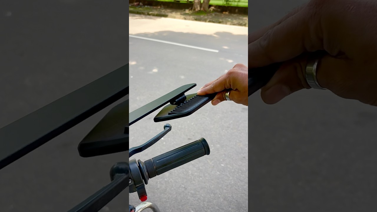 Trending bike mirror🏍️😎 aerodynamic mirror / 