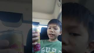 my first time drinking red bull!(kids version)