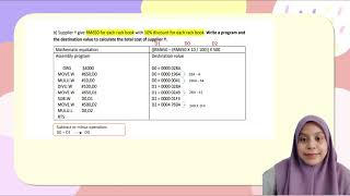 SESSION 1 2021/2022  DFC 10093 - COMPUTER SYSTEM ARCHITECTURE PROBLEM BASED TASK 1 Profile