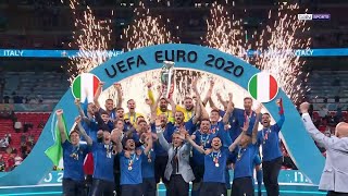 شاهد ملخص مباراة إيطاليا وإنجلترا في نهائي يورو 2020