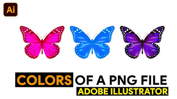 How to Change the Color of a PNG file in Illustrator 2025 | Illustrator Teachings | Quick and Easy
