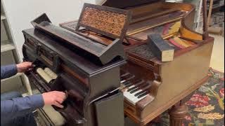 1904 foot-pump Angelus Orchestral Piano Player reed organ Tannhauser paper roll p/b B. van Vliet