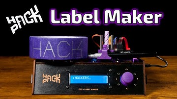 Get ORGANIZED with the Hack Pack LABEL MAKER!!