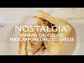 Banana Chocolate Mascarpone Grilled Cheese | Using TCS2 Grilled Cheese Sandwich Toaster