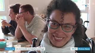 Simon de Cyrène Lyon Métropole sur France 3 (JT 19-20 Auvergne Rhône Alpes)