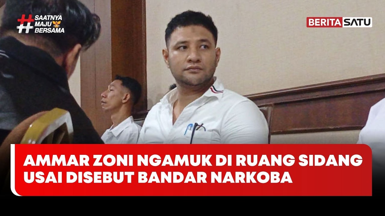 Ammar Zoni Ngamuk di Ruang Sidang Usai Disebut Bandar Narkoba #Beritasatu