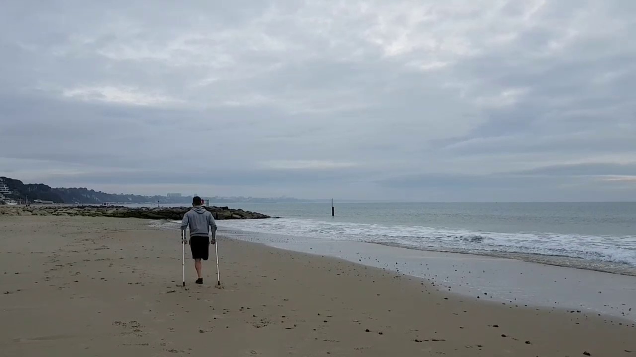 Amputee beach workout with PT Jack Eyers - YouTube