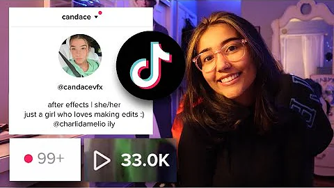 starting a CHARLI TikTok editing account for ONE W...