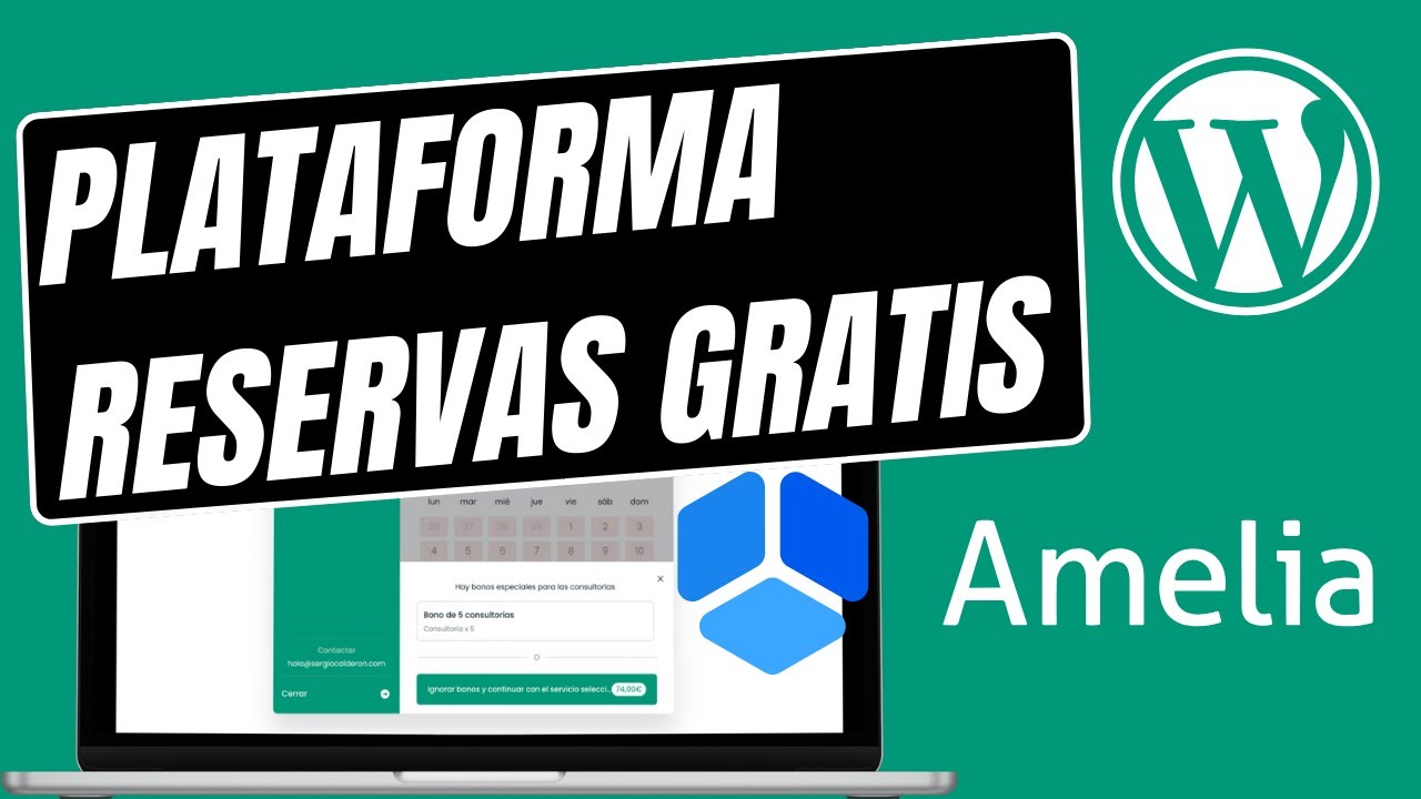 PLATAFORMA de RESERVAS Gratis con Amelia Booking Lite · Tutorial completo
